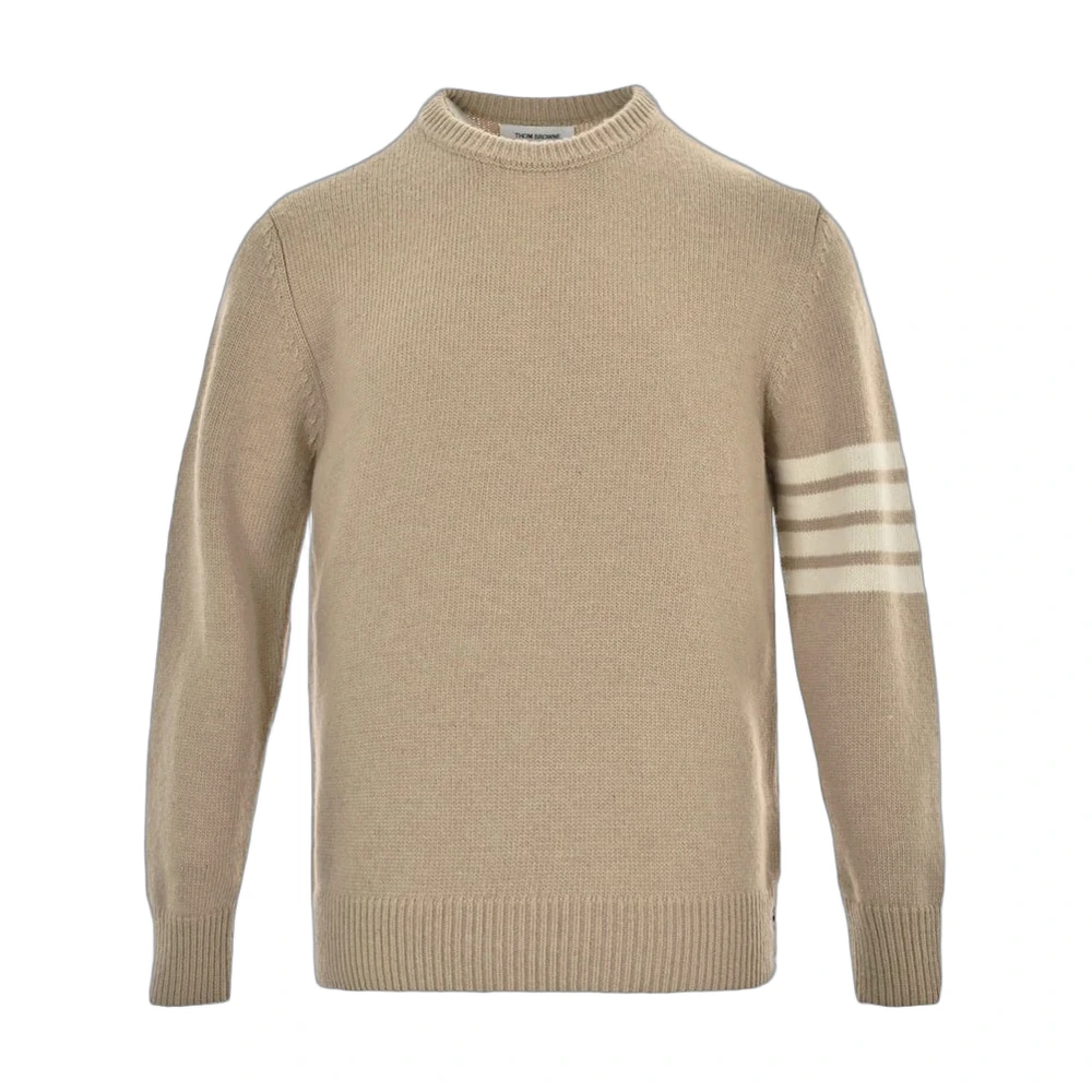 Thom Browne 4-Bar Stripe Crewneck Sweater