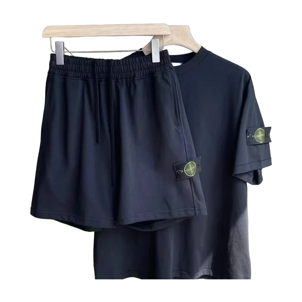 Stone Island Compass Tee and Shorts Set