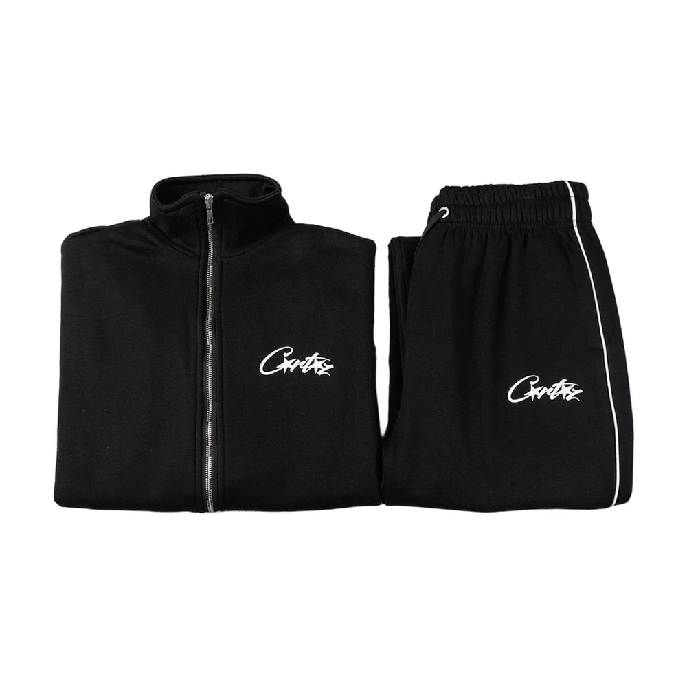 Corteiz Black Tracksuit Set