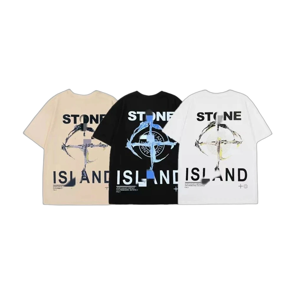 Stone Island Compass Graphic Print T-Shirt