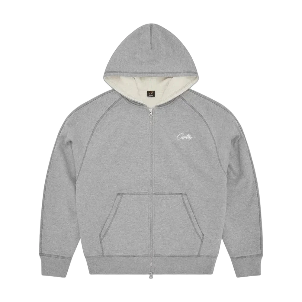 Corteiz Script Logo Zip-Up Hoodie