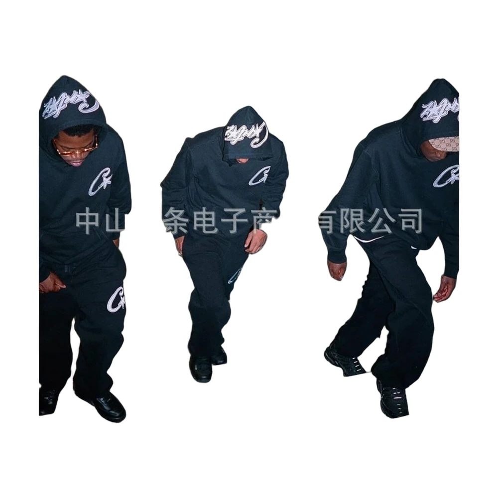 Corteiz CRTZ Script Hoodie and Jogger Set