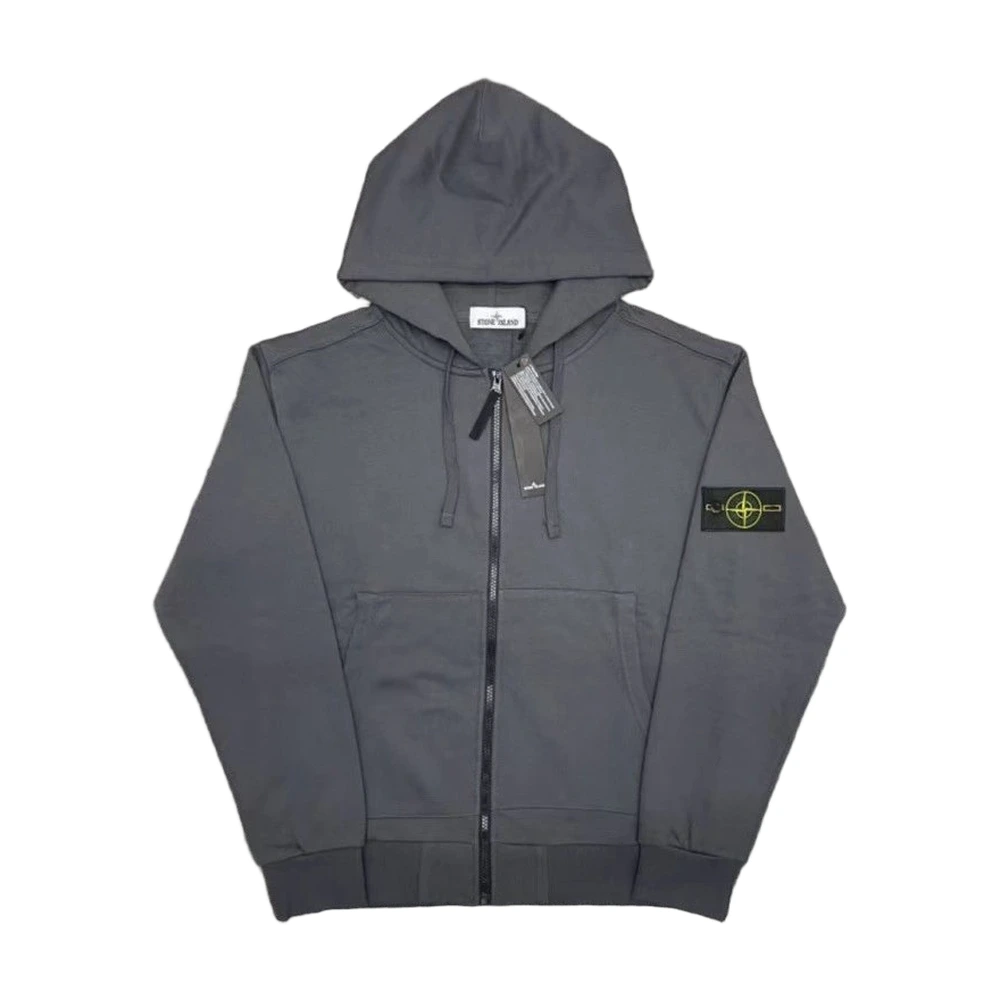 Stone Island Compass Badge Zip Hoodie