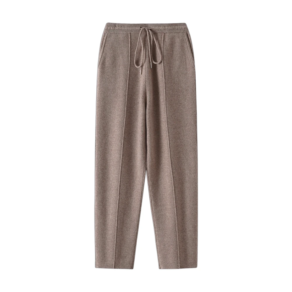 Loro Piana Drawstring Wool Tapered Pants