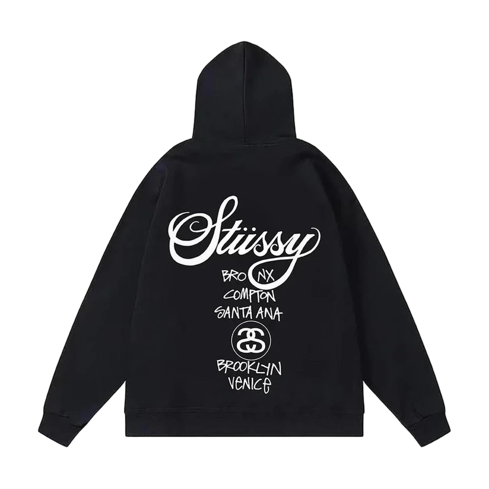 Stussy World Tour Script Hoodie