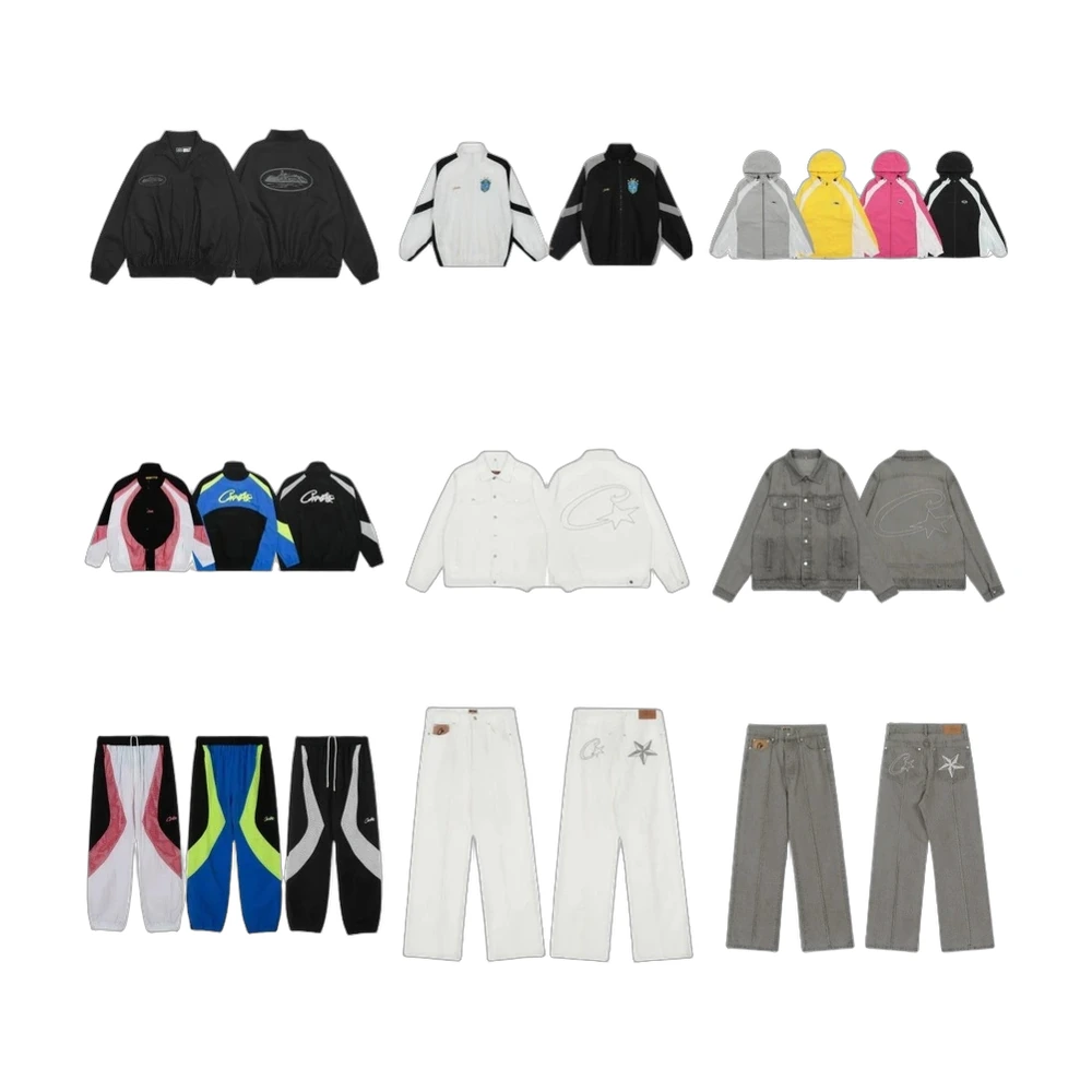 Corteiz Track Jacket & Jeans Set