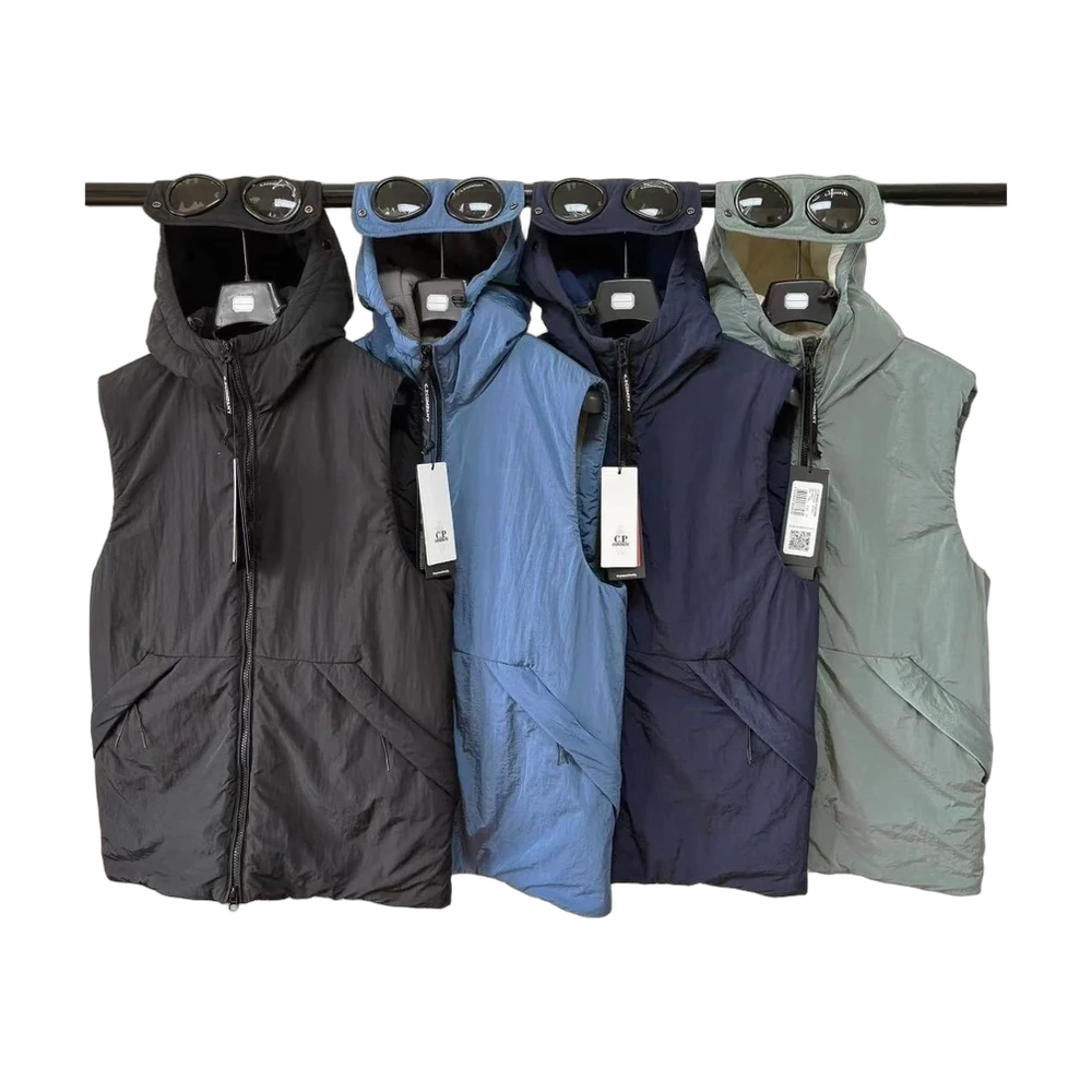 C.P. Company Goggle Lens Hooded Down Vest