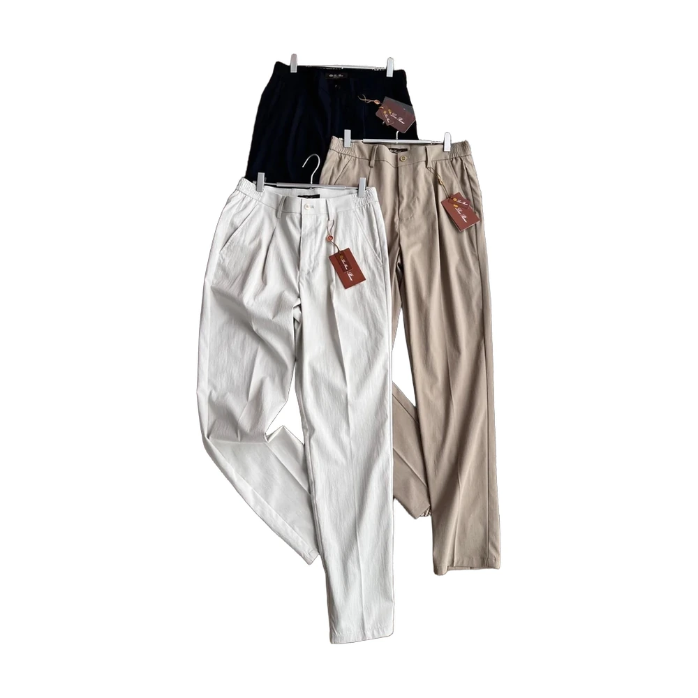 Pleated Drawstring Trousers