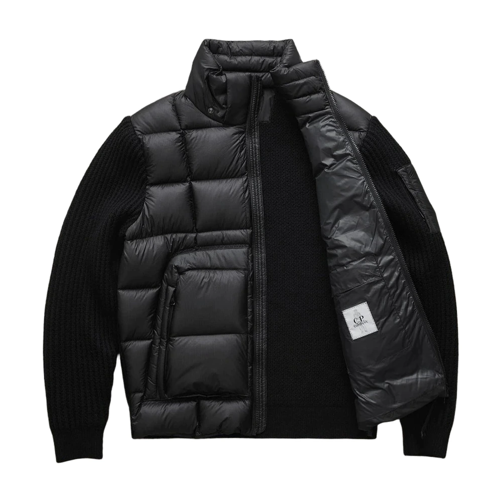 C.P. Company Mixed Down Knit Hybrid Jacket