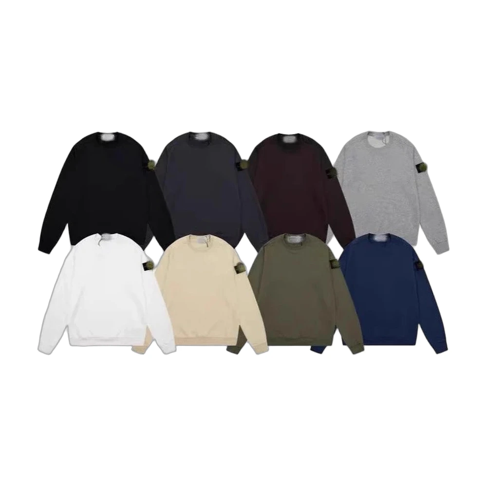 Stone Island Compass Badge Crewneck Sweatshirt