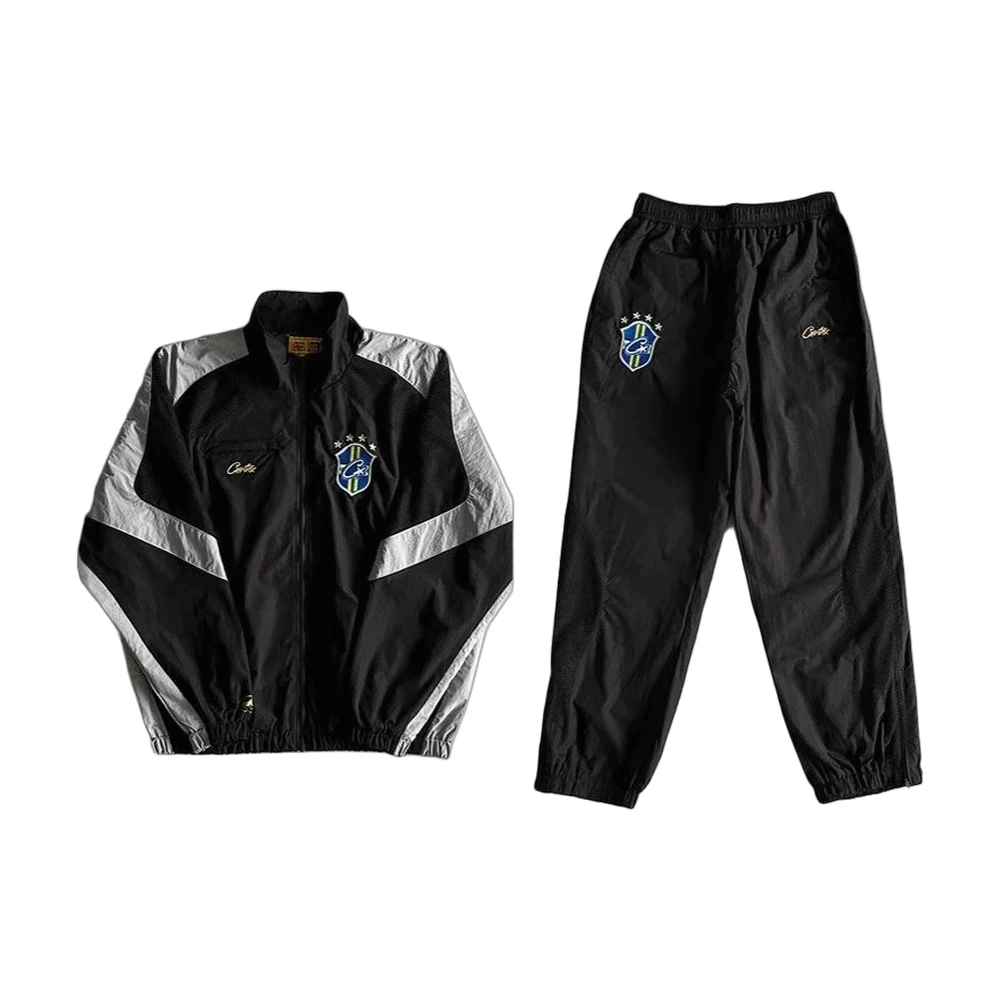 Corteiz CRTZ Color-Block Track Jacket and Pants Set