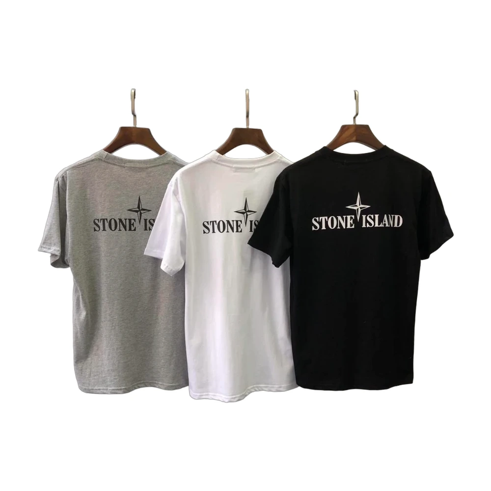 Stone Island Logo Print T-Shirt