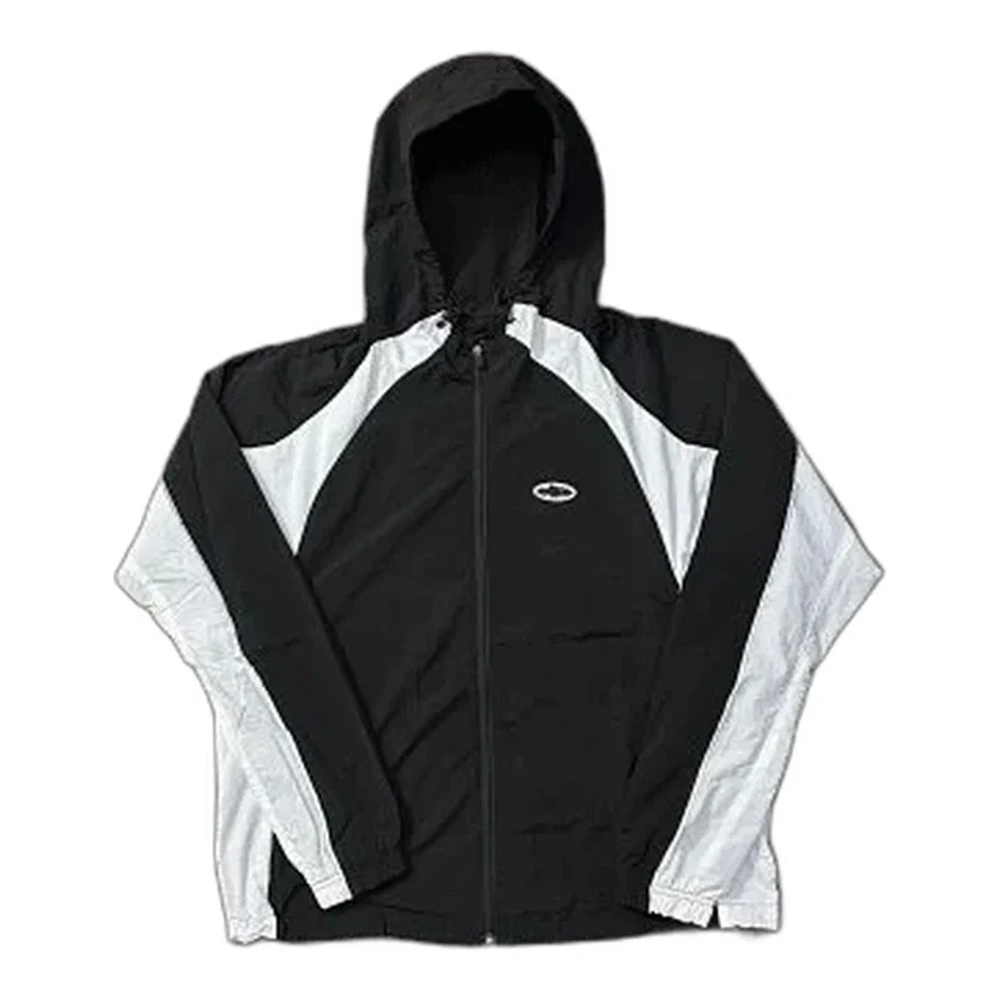 Corteiz Color-Block Windbreaker Jacket & Shorts Set