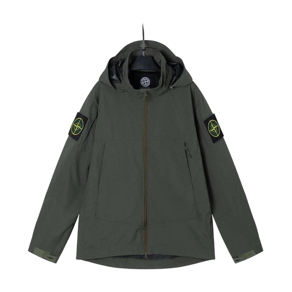 Stone Island Soft Shell Hooded Jacket