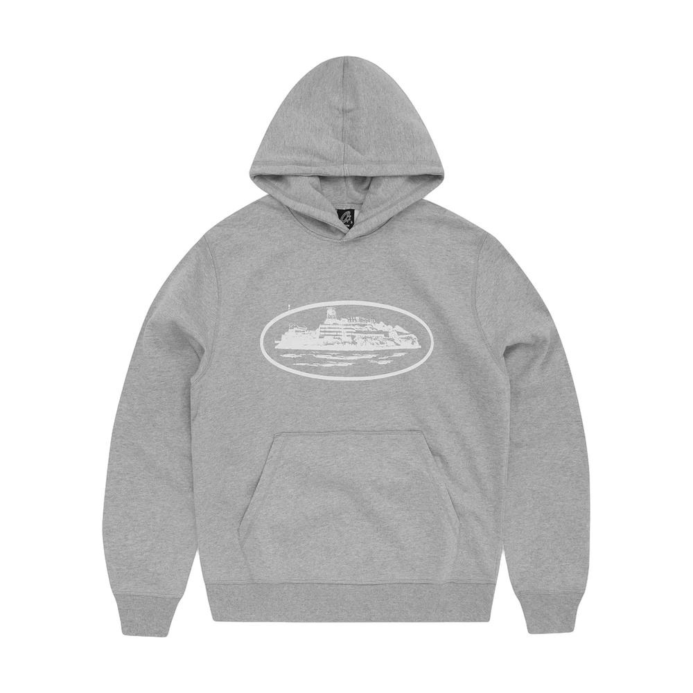 Corteiz Alcatraz Oval Logo Zip Hoodie