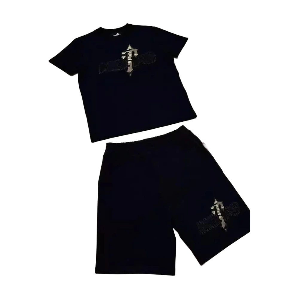 Corteiz NOFS Logo Tee & Shorts Set