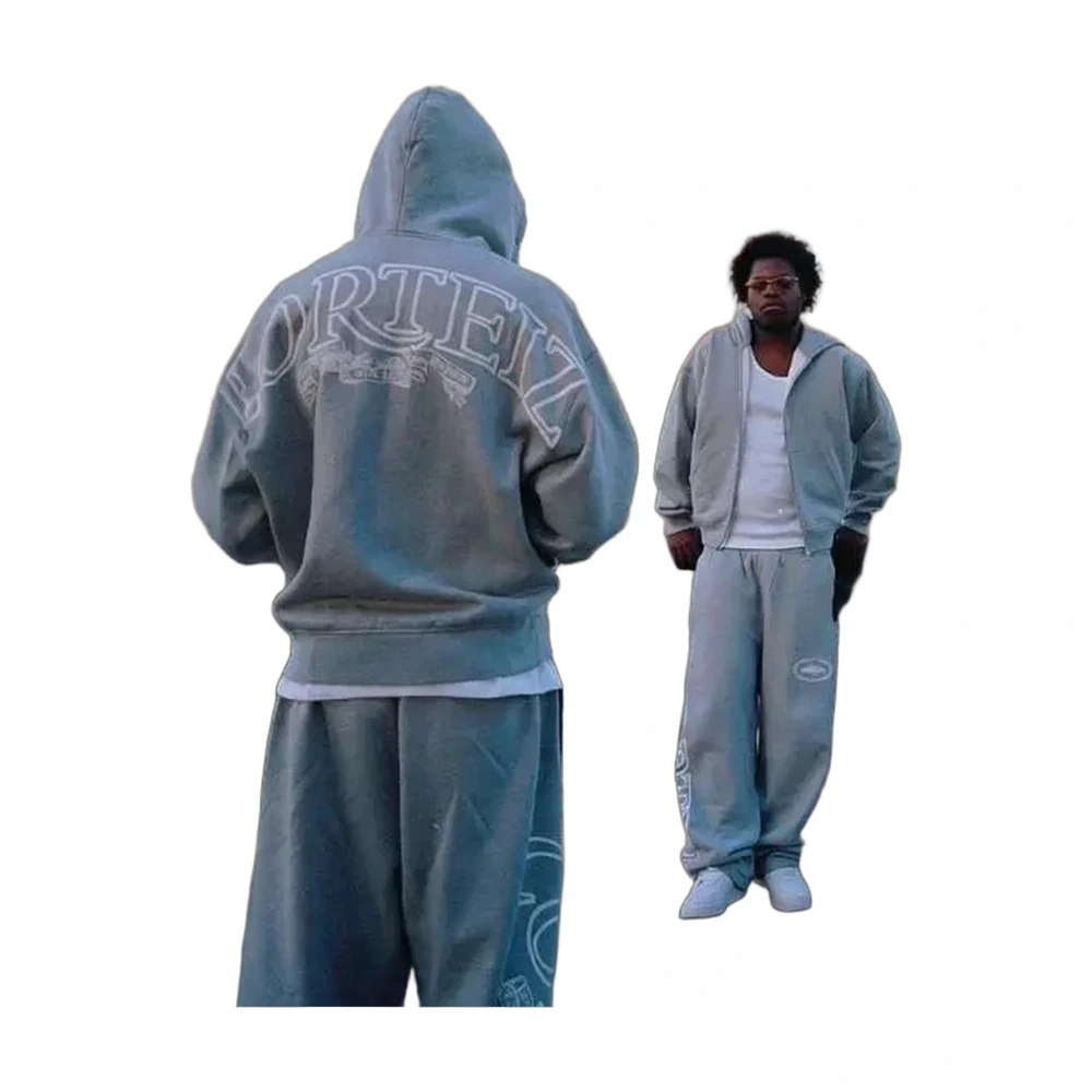 Corteiz Alcatraz Zip Hoodie Tracksuit