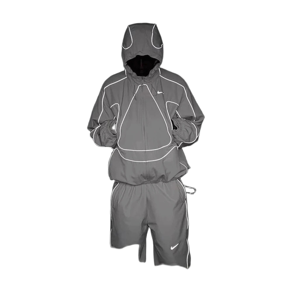 Nike x Corteiz Reflective Windbreaker & Shorts Set