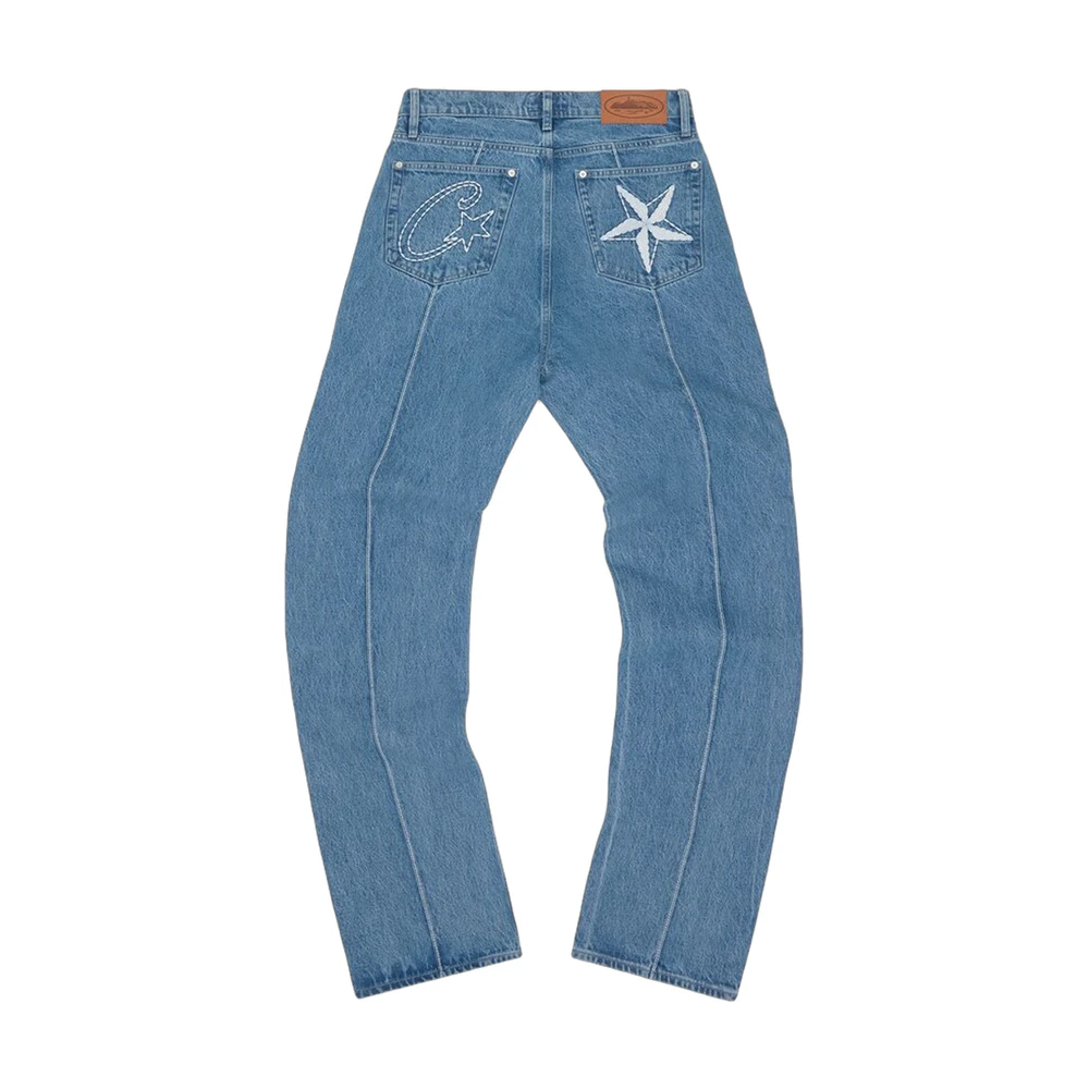 Corteiz Star Embroidered Denim Jeans