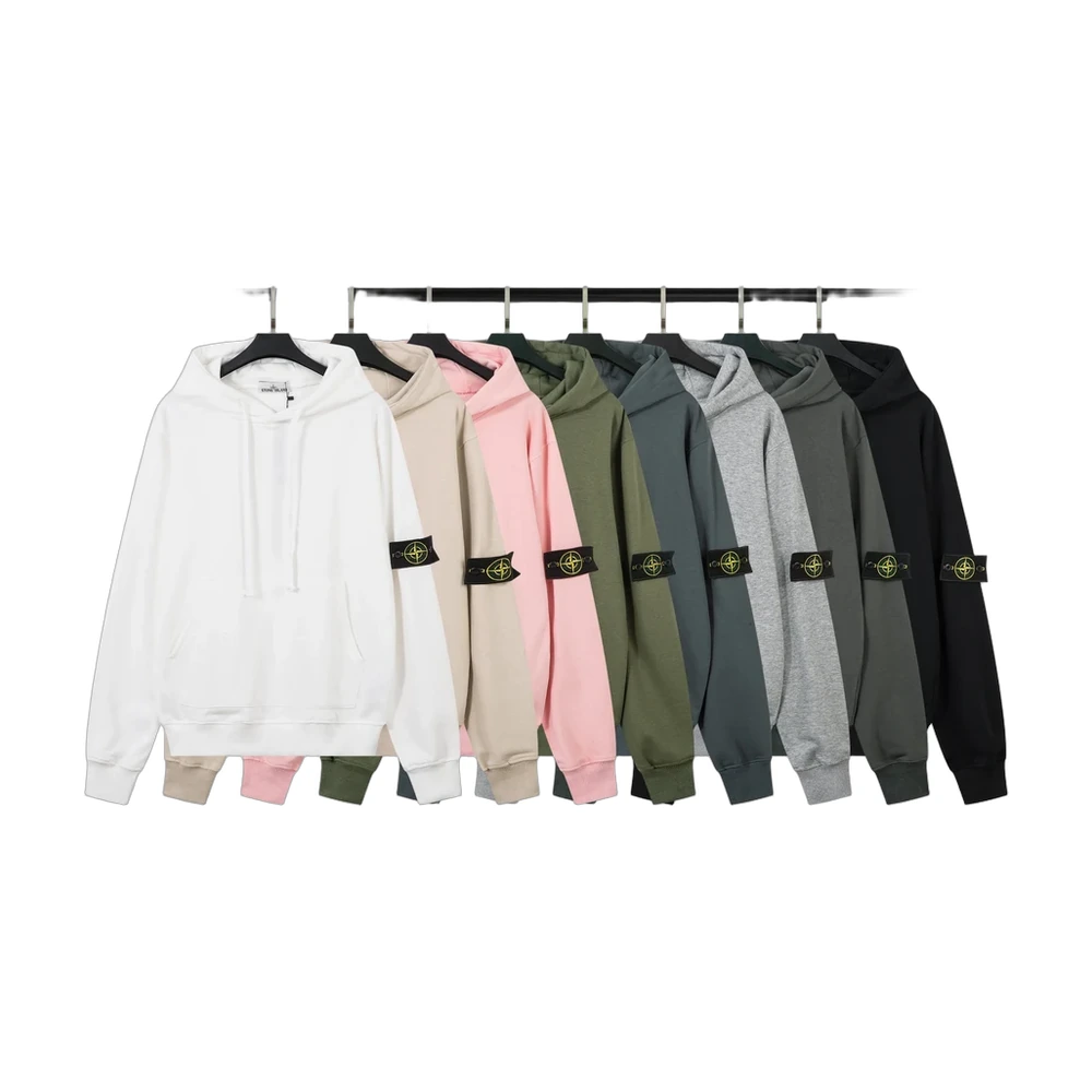 Stone Island Compass Badge Pullover Hoodie