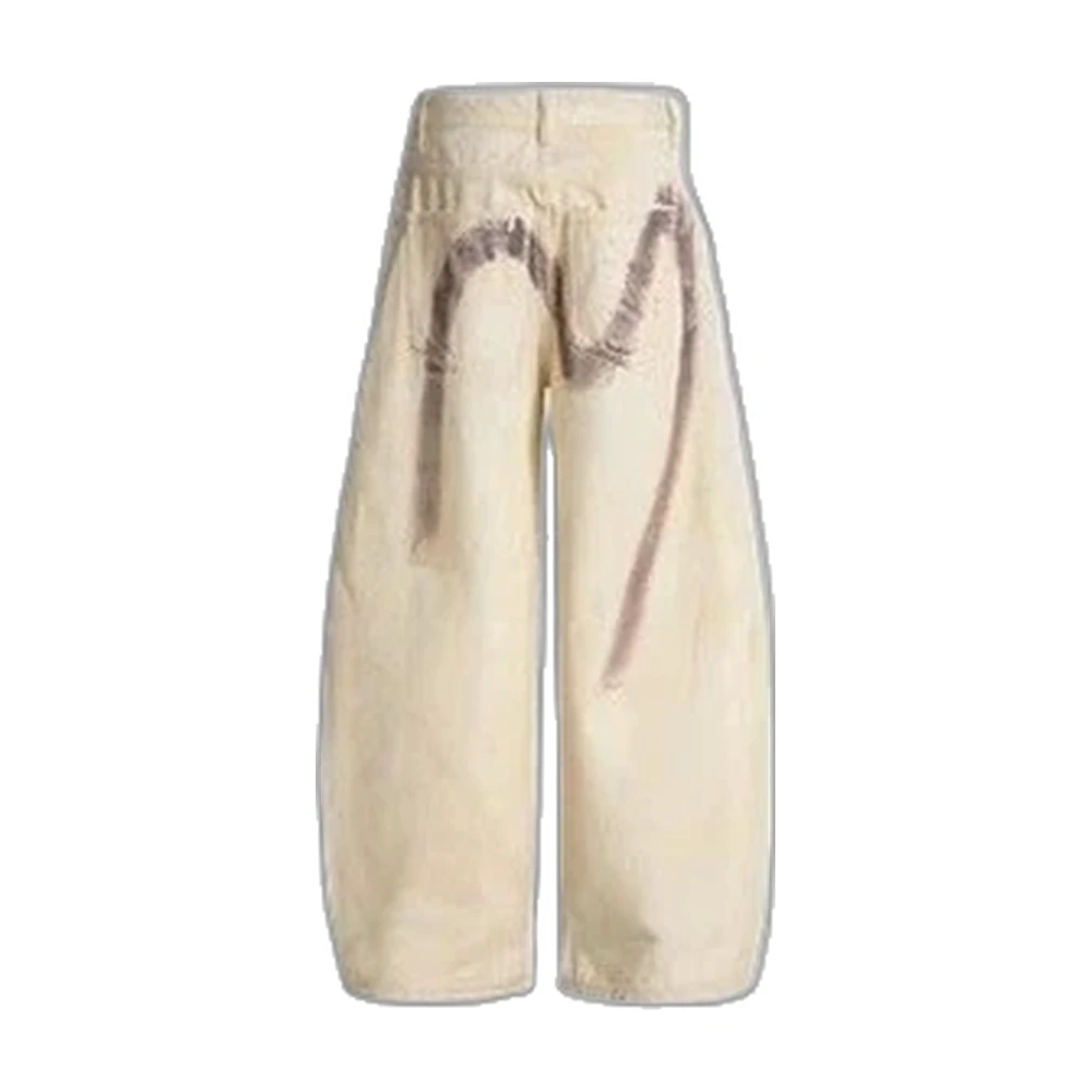 Adidas Side-Stripe Wide-Leg Jeans