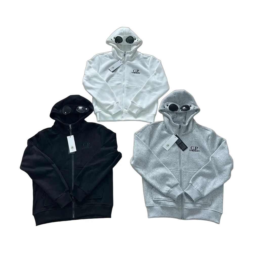 C.P. Company Goggle Fleece Full-Zip Hoodie
