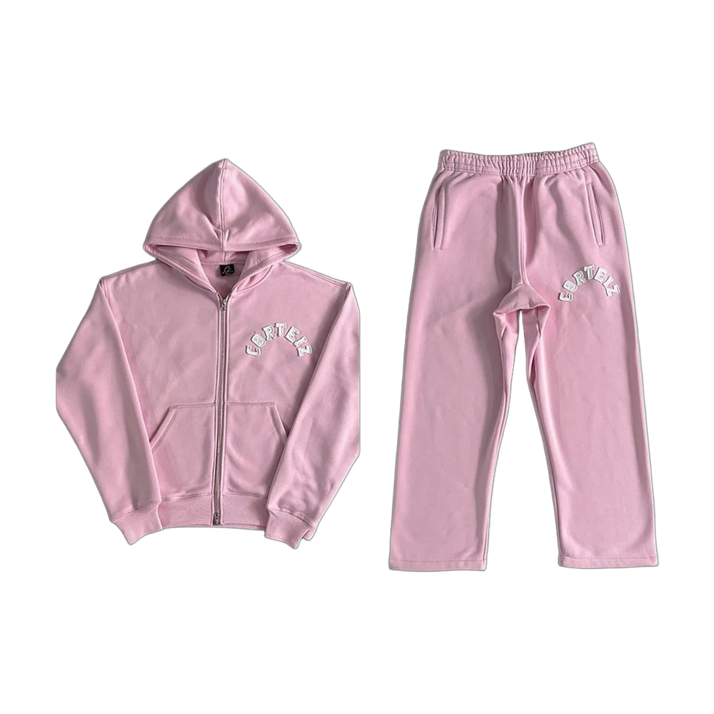 Corteiz Arch Logo Zip Hoodie Tracksuit