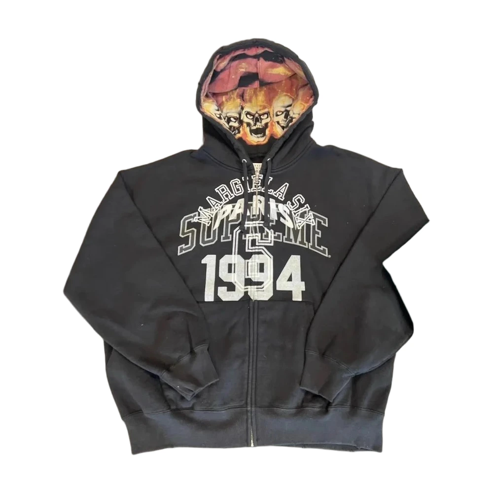 Supreme 1994 Skull Zip-Up Hoodie
