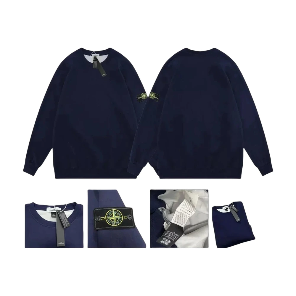 Stone Island Compass Badge Crewneck Sweatshirt