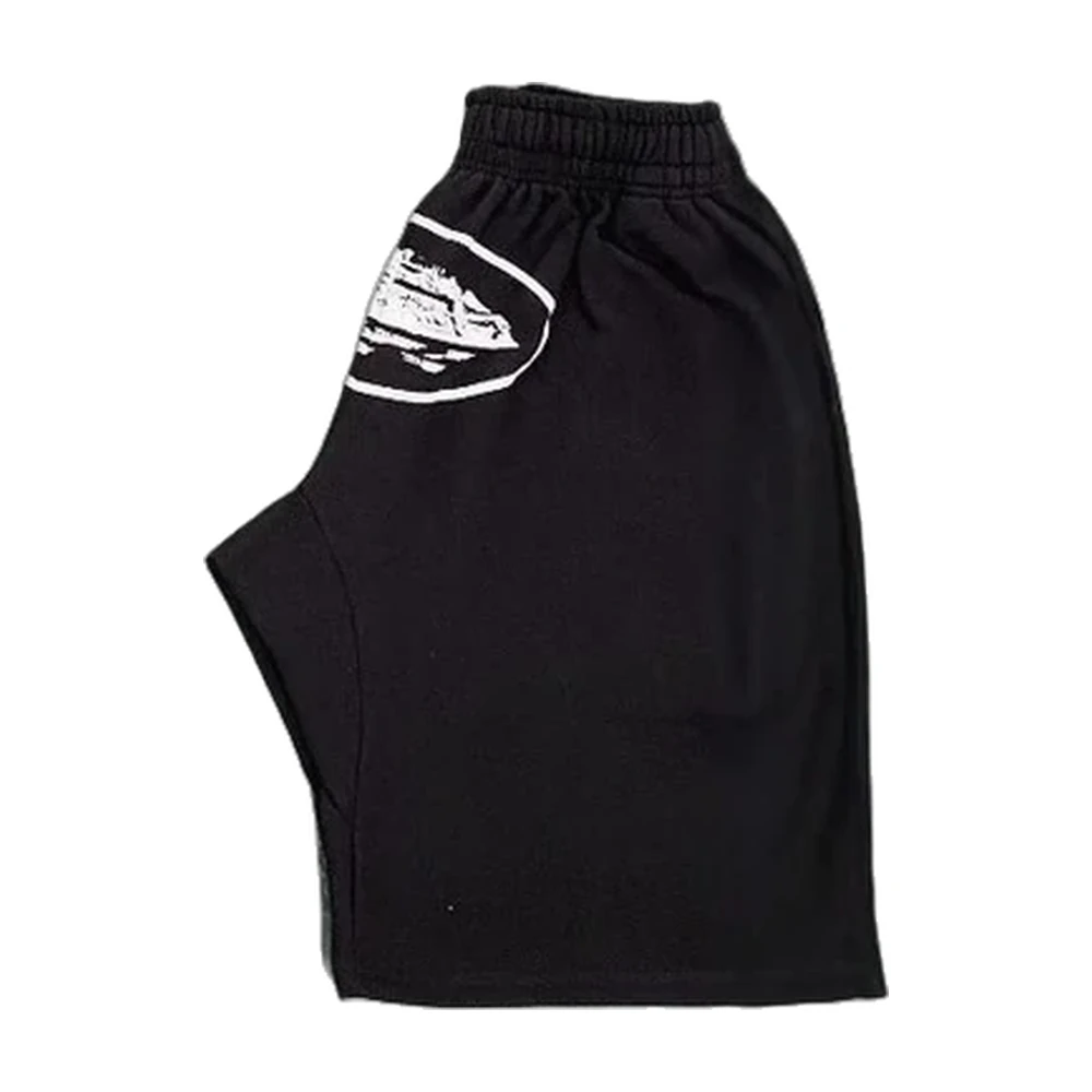 Corteiz Alcatraz Oval Logo Fleece Shorts