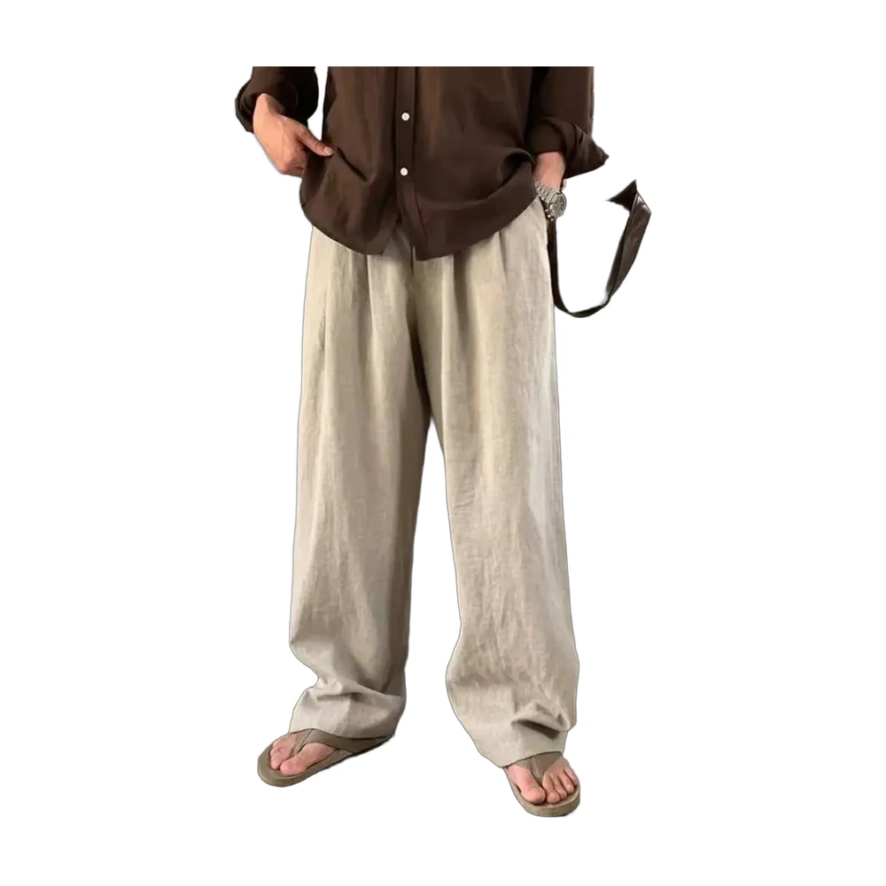 Loro Piana Linen Wide-Leg Trousers