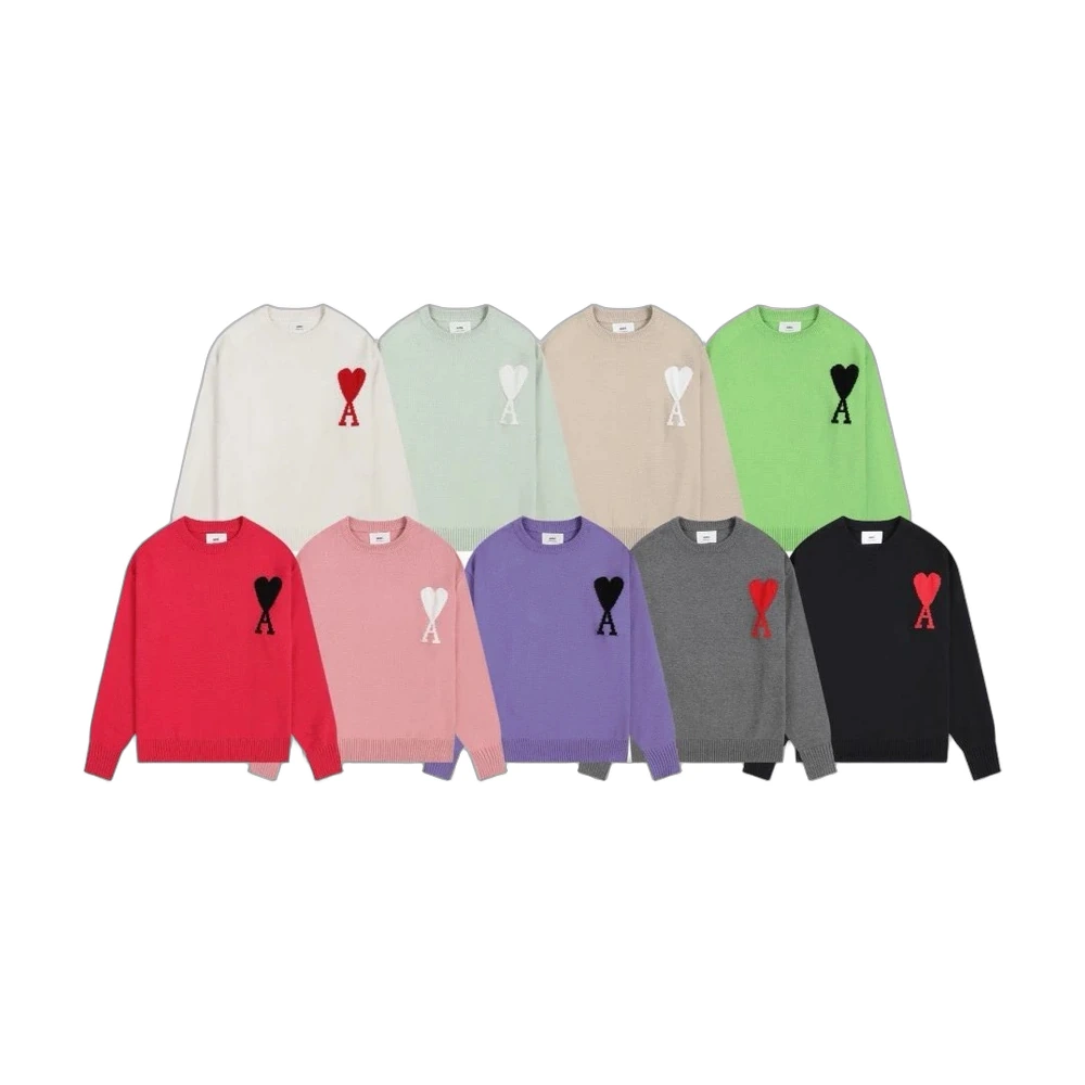 Ami Paris Ami de Coeur Heart Logo Sweater