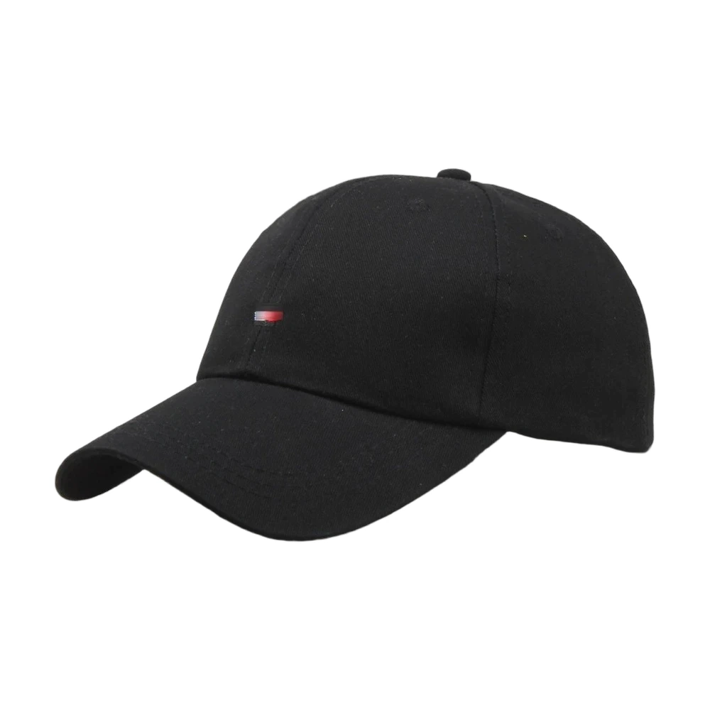 Tommy Hilfiger Flag Baseball Cap (Black)
