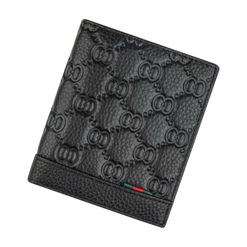 Gucci Guccissima Embossed Leather Bifold Wallet