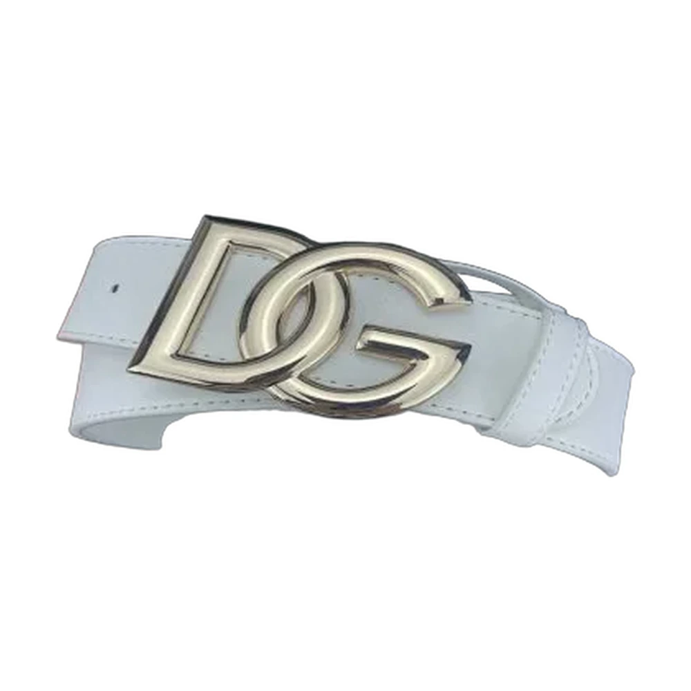 Dolce & Gabbana DG Logo Leather Belt