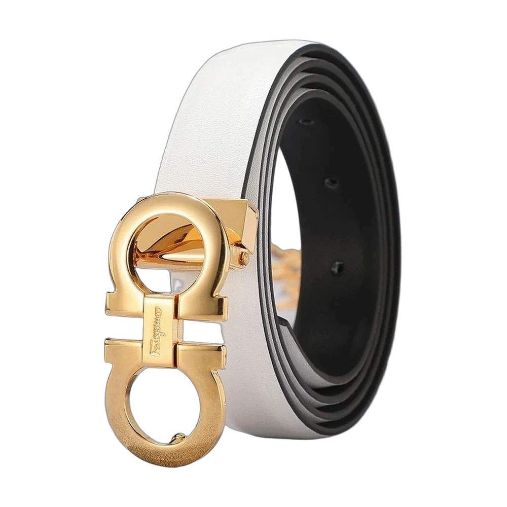 Salvatore Ferragamo Gancini Reversible Belt