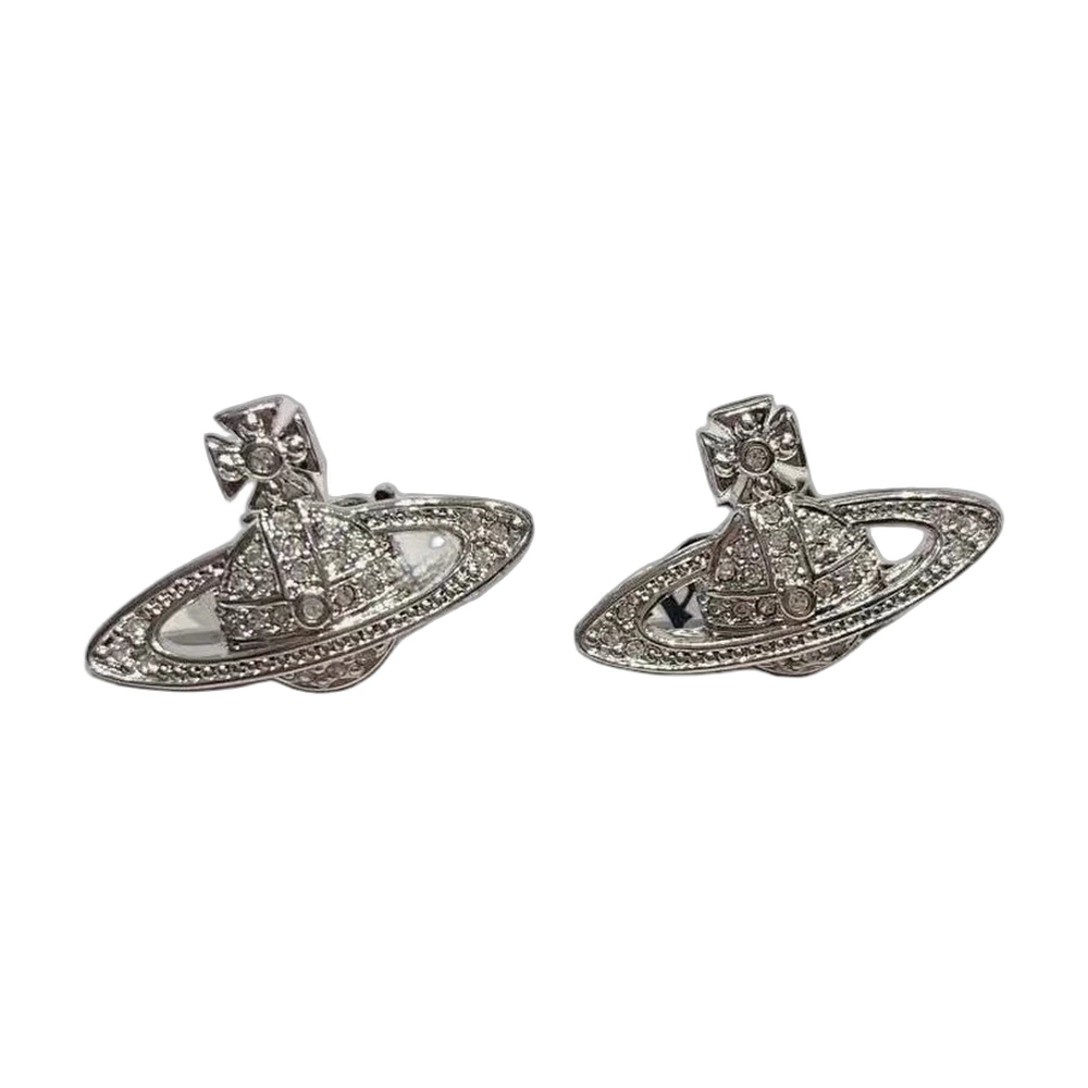 Vivienne Westwood Mini Bas Relief Orb Stud Earrings