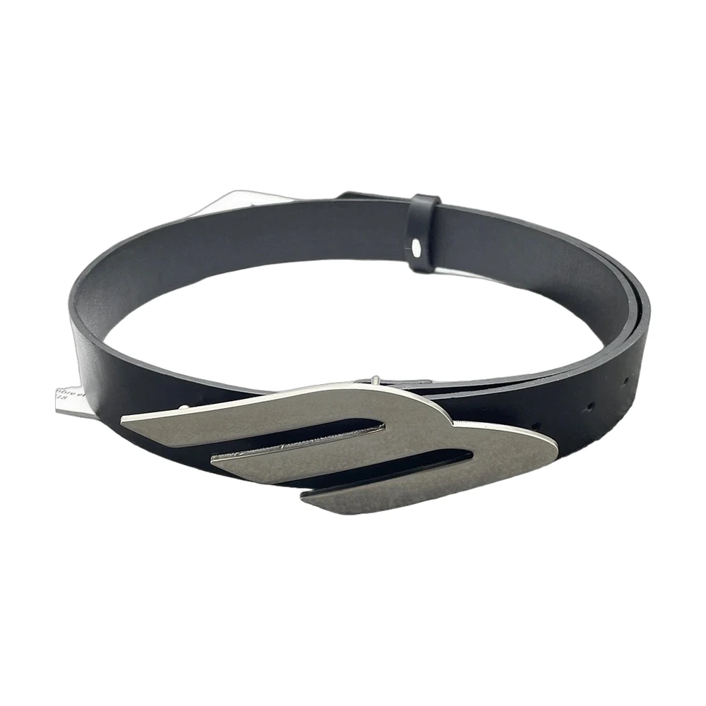 Balenciaga B-Buckle Leather Belt