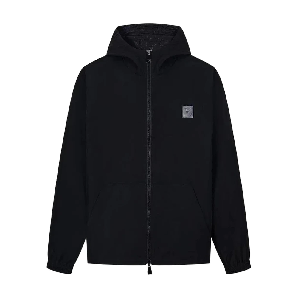 Louis Vuitton Hooded Windbreaker Jacket (Black)