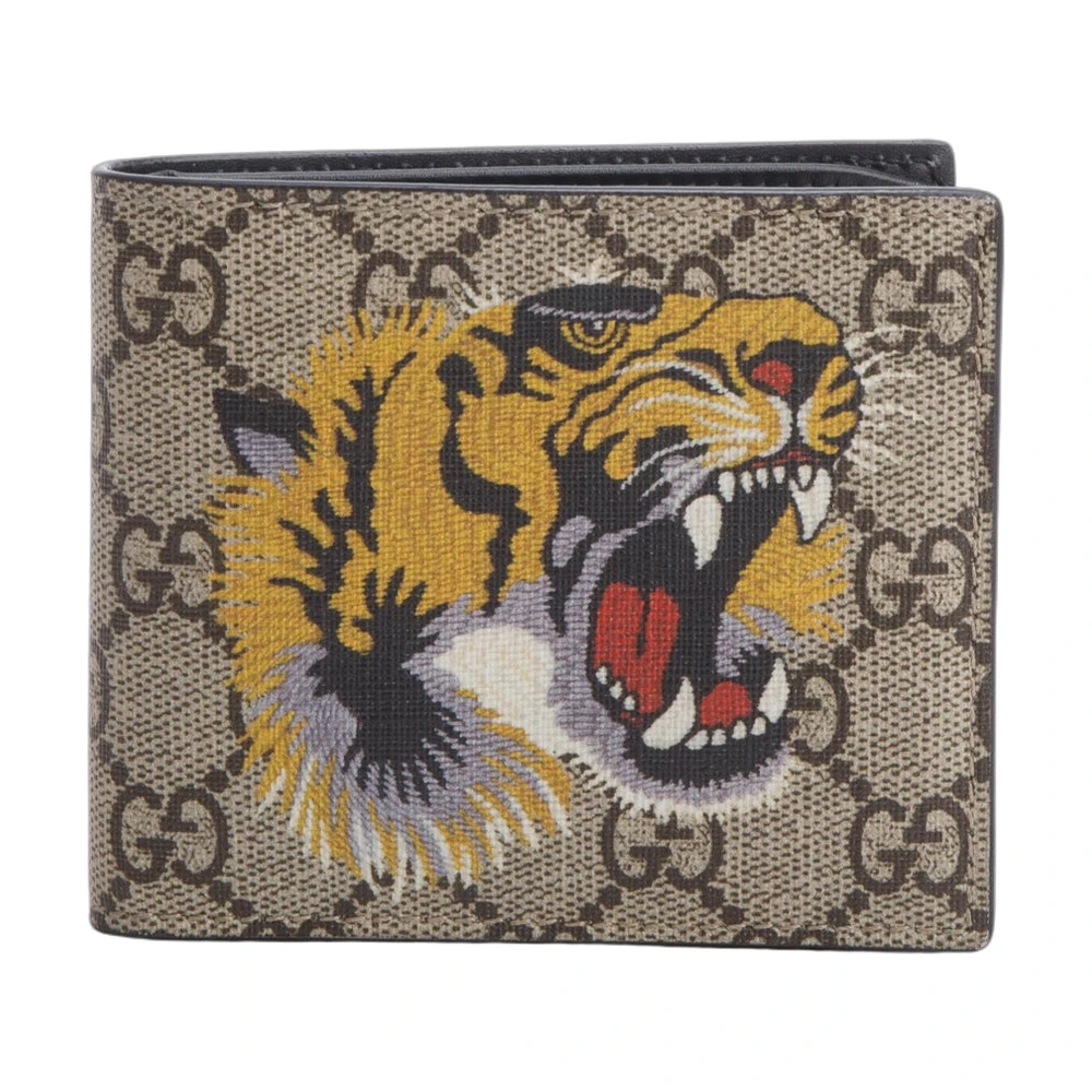 Gucci GG Supreme Animal Motif Bifold Wallet