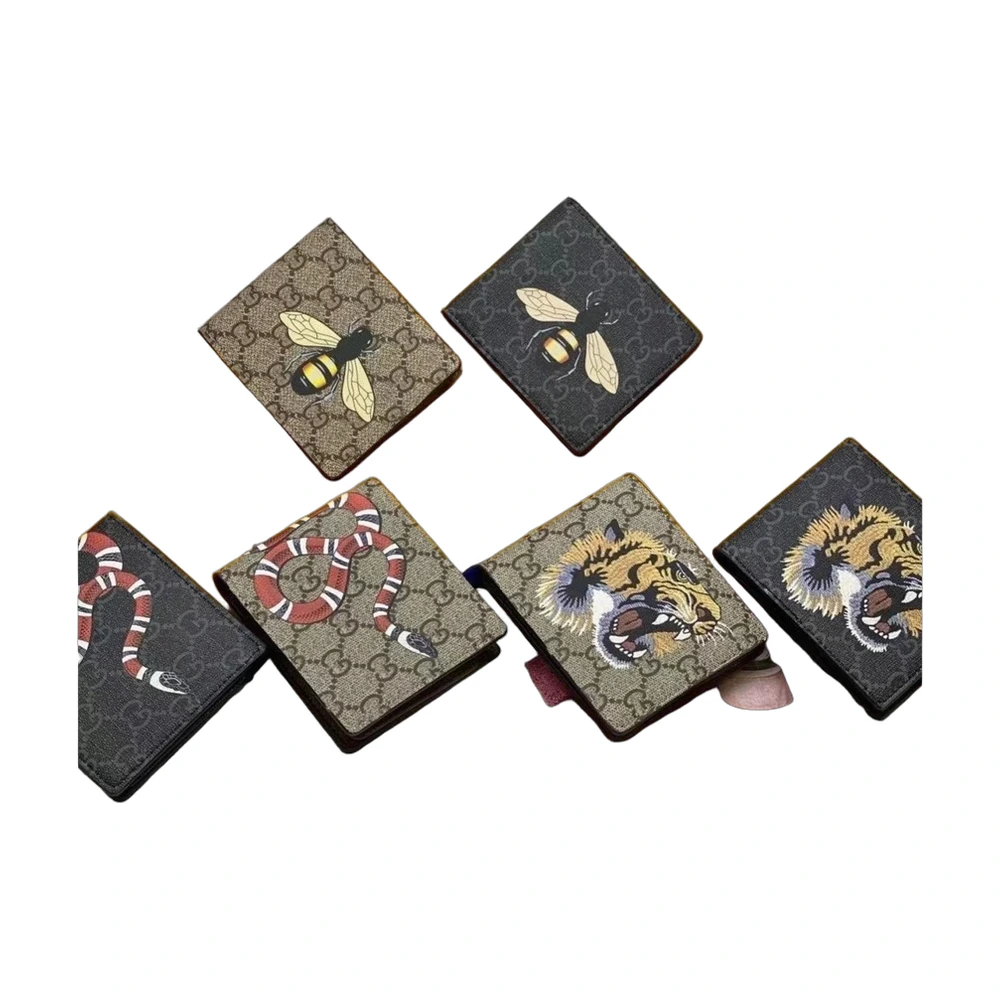 Gucci GG Supreme Animal Motif Bifold Wallet