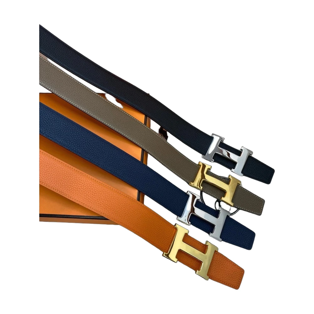 Hermes H Reversible Leather Belt 38mm