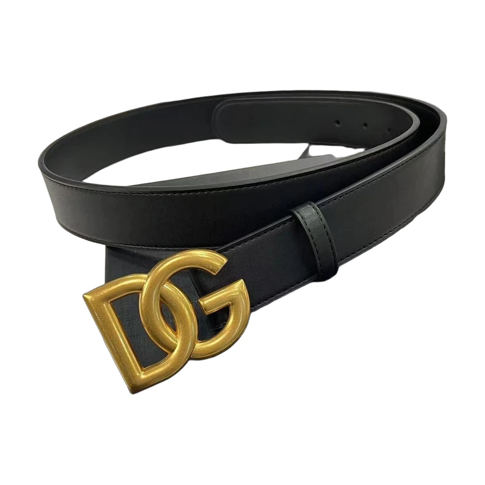 Dolce & Gabbana DG Logo Leather Belt