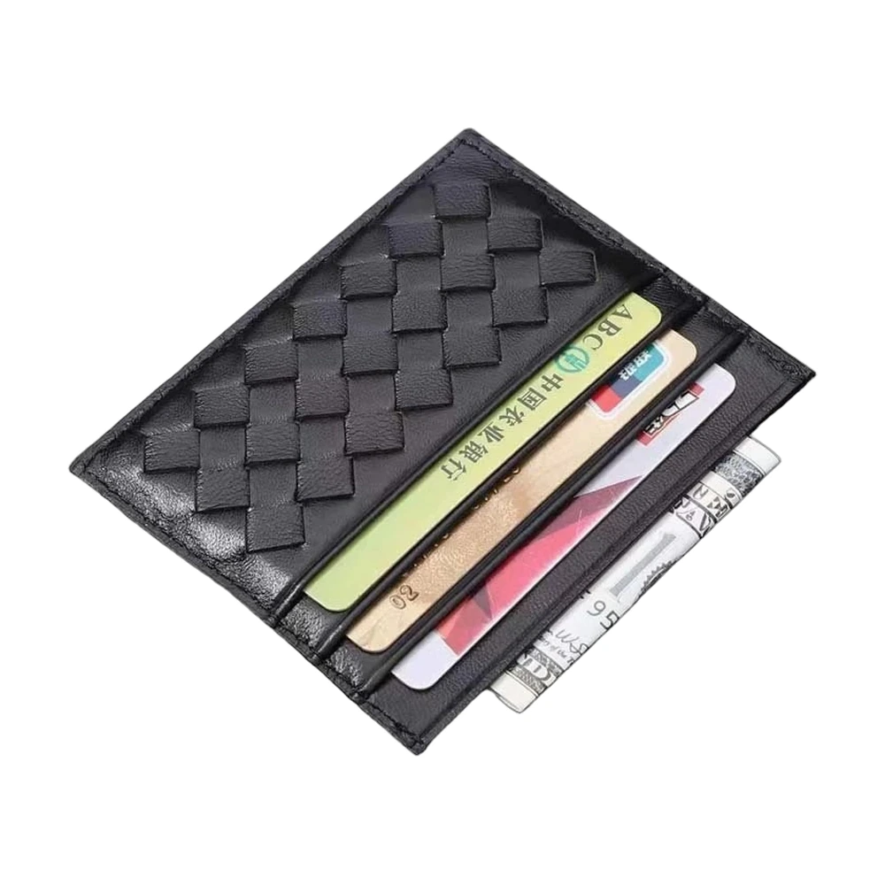 Bottega Veneta Intrecciato Woven Card Holder