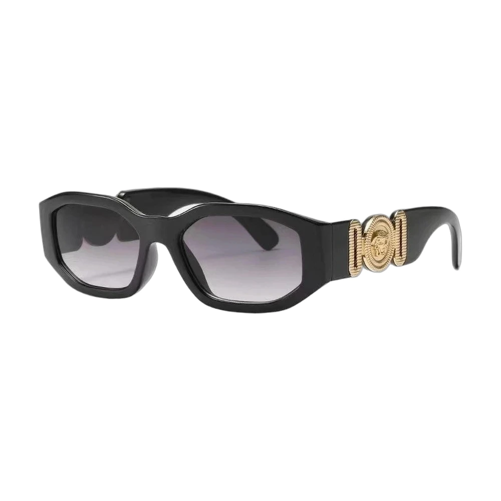 Versace Medusa Biggie Rectangle Sunglasses
