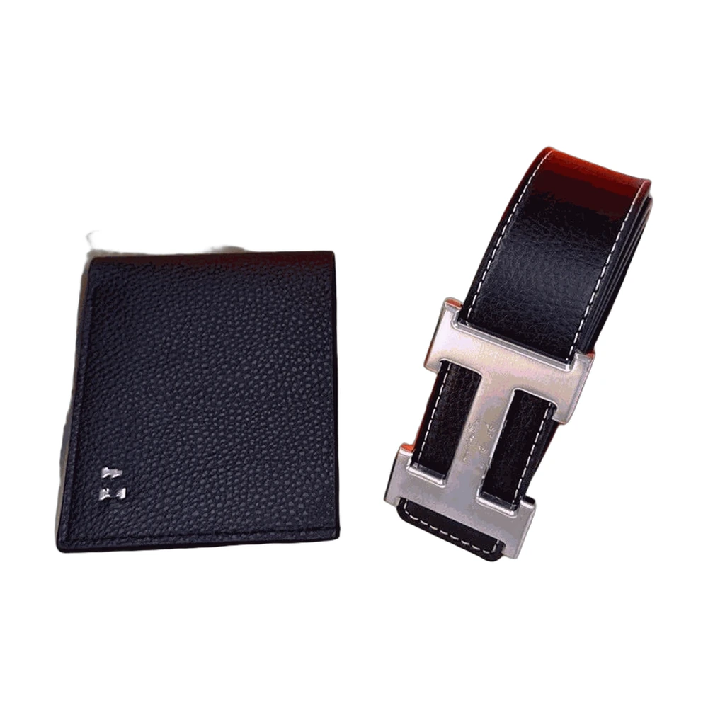 Hermes H Buckle Belt and Wallet Gift Set