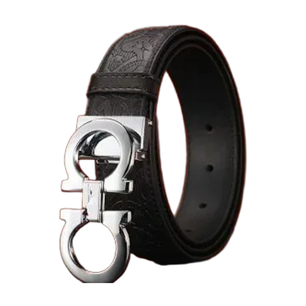 Salvatore Ferragamo Gancini Leather Belt