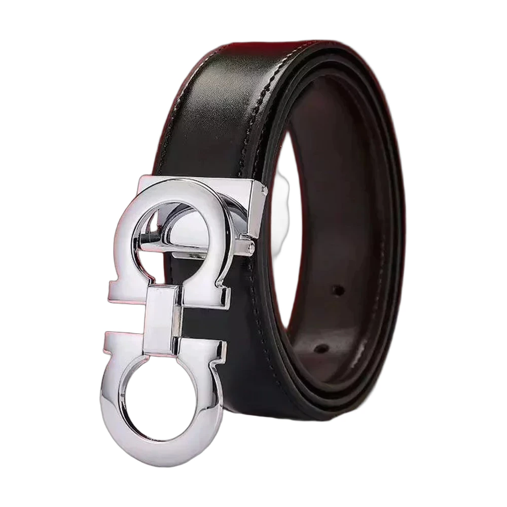 Salvatore Ferragamo Gancini Reversible Leather Belt