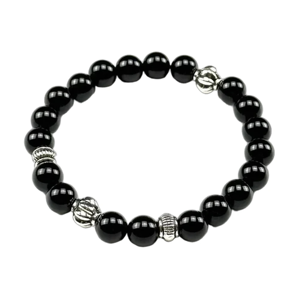 Black Onyx Beaded Bracelet