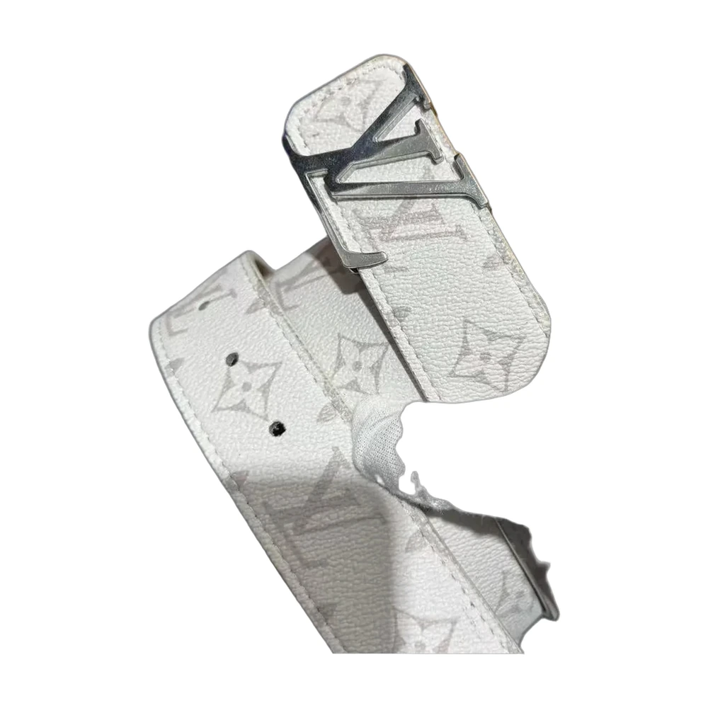 Louis Vuitton Initiales Belt — White Monogram